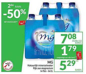 Mg natuurlijk mineraalwater