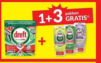 Intermarché Dreft platinum plus, dreft max aanbieding