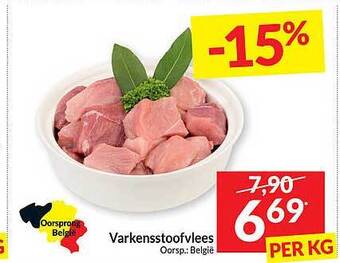 Intermarché Varkensstoofvlees aanbieding