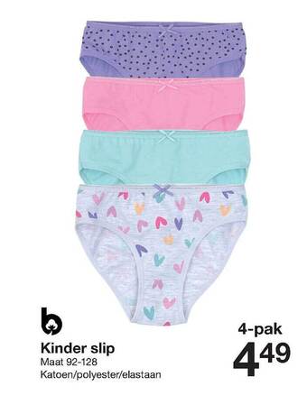 Zeeman Kinder slip aanbieding