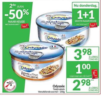 Intermarché Odyssée tonijnsalade aanbieding