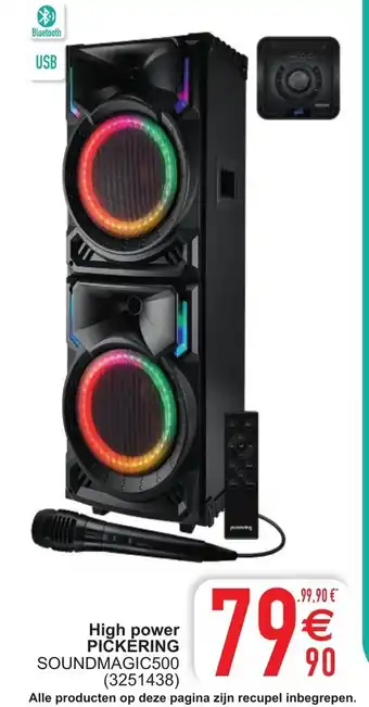 Cora High power PICKERING SOUNDMAGIC500 aanbieding