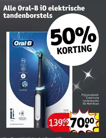 Kruidvat Alle Oral-B iO elektrische tandenborstels aanbieding