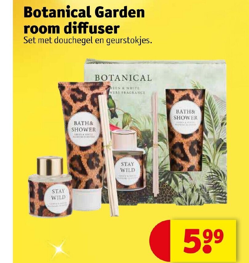 Botanical Garden room diffuser promotie bij Kruidvat