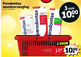 Kruidvat Parodontax mondverzorging aanbieding