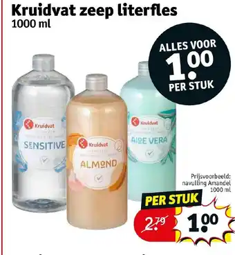 zeep literfles 1000 ml