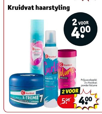 Kruidvat Haarstyling aanbieding
