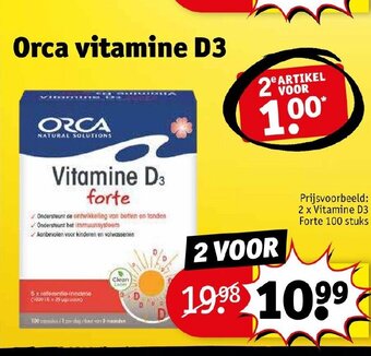 Kruidvat Orca vitamine D3 aanbieding