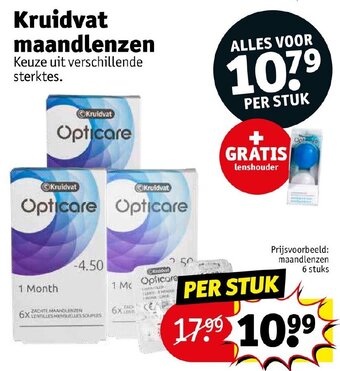 Kruidvat maandlenzen aanbieding