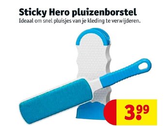 Sticky hero pluizenborstel