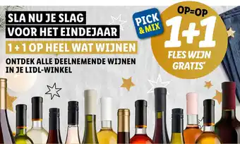 Ontdek alle deelnemende wijnen in je lidl-winkel 1+1 gratis