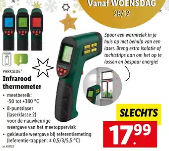 Lidl Intrarood thermometer aanbieding