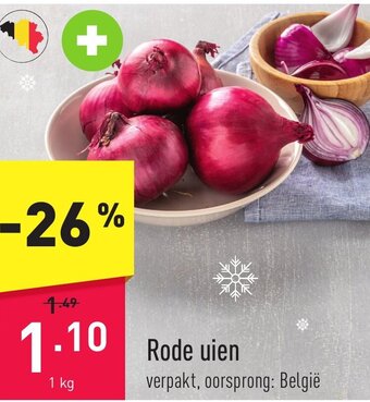 ALDI Rode uien 1 kg aanbieding