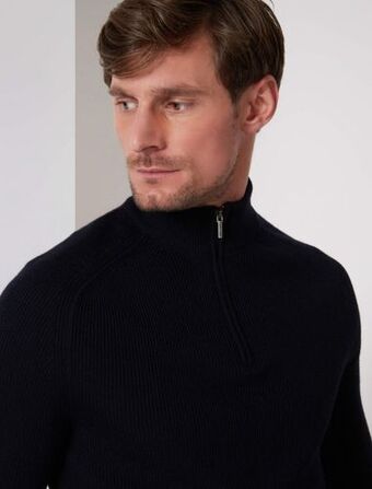 Cavallaro Napoli Cavallaro napoli cavallaro napoli heren trui - merone half zip trui aanbieding