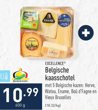 ALDI Belgische kaasschotel 600 gram aanbieding