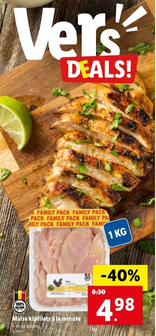 Lidl Malse kipfilets à la minute aanbieding