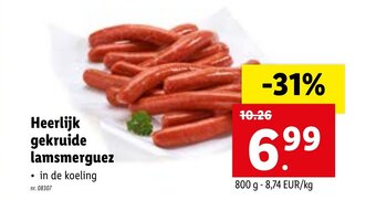 Heerlijk gekruide lamsmerguez