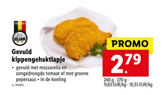 Gevuld kippengehaktlapje