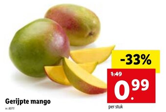 Lidl Gerijpte mango aanbieding