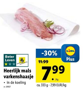 Heerlijk mals varkenshaasje