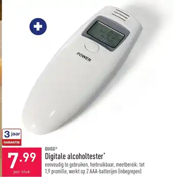 ALDI Digitale alcoholtester aanbieding