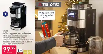 ALDI Koffiezetapparaat met koffiemolen aanbieding