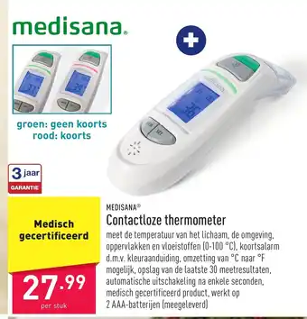 ALDI Contactloze thermometer aanbieding