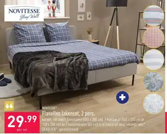 ALDI Flanellen lakenset, 2 pers aanbieding