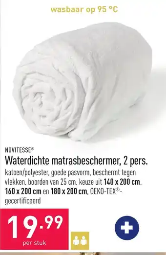 ALDI Waterdichte matrasbeschermer, 2 pers aanbieding