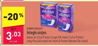 ALDI Inlegkruisjes aanbieding