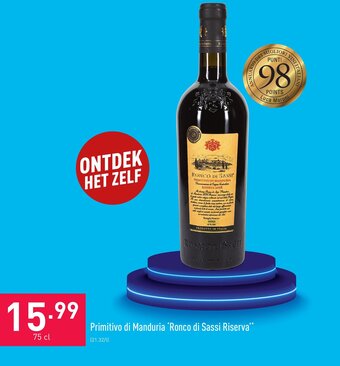Primitivo di Manduria 'Ronco di Sassi Riserva'* 75 cl