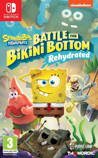 Spongebob squarepants: battle for bikini bottom - rehydrated - nintendo switch