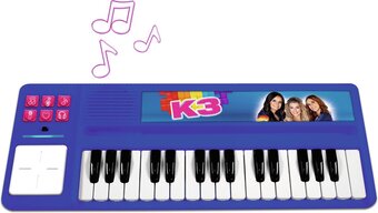 Bol.com K3 speelgoedinstrument - piano met drumpad - inclusief batterijen aanbieding