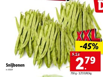 Lidl Snijbonen 750g aanbieding