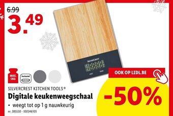 Lidl Digitale keukenweegschaal aanbieding