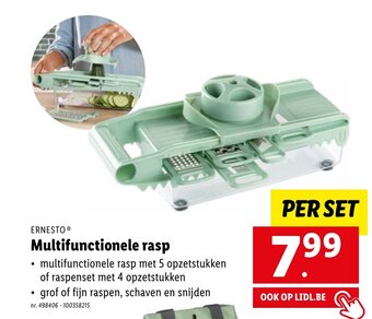 Lidl Ernesto multifunctionele rasp aanbieding