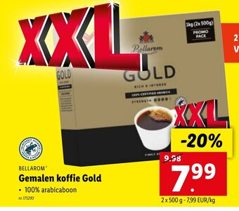 Lidl Gemalen koffie gold aanbieding