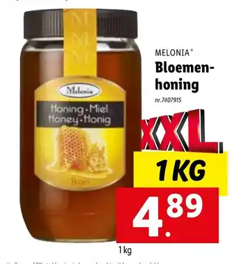 Lidl Melonia bloemen- honing aanbieding