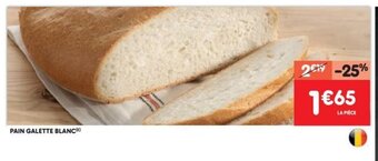 Leader Price Pain galette blanc aanbieding
