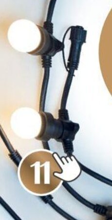 BricoPlanit Set van 5 lampen aanbieding