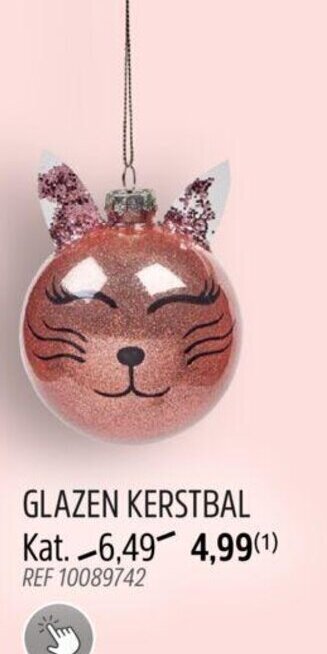 Glazen kerstbal