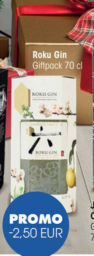 Prik en Tik Roku gin 70cl aanbieding