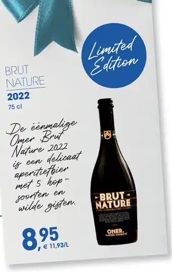 Brut nature 2022 75cl