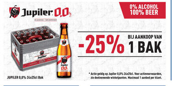 Prik en Tik Jupiler 0,0% 24x25cl bak aanbieding