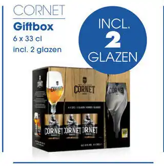 Cornet giftbox 6 x 33cl