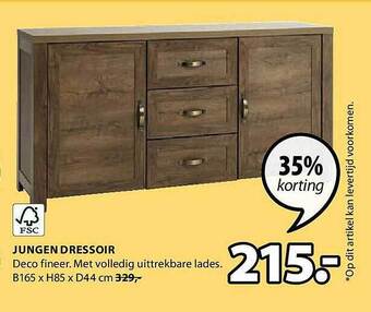 Jysk Jungen dressoir aanbieding