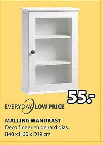 Malling wandkast