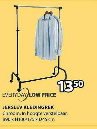 Jysk Jerslev kledingrek aanbieding