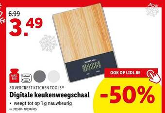 Lidl Digitale keukenweegschaal aanbieding
