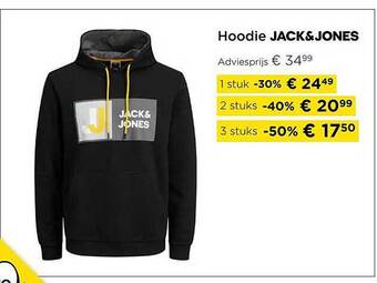 Molecule Hoodie jack & jones aanbieding